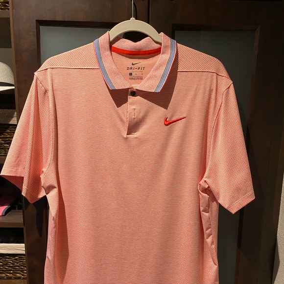 Nike golf polo, medium, light red - Picture 1 of 3
